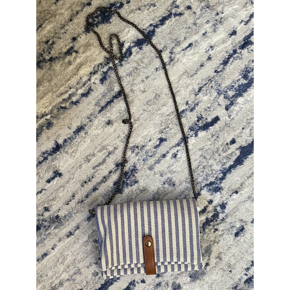 NEW! Street Level Blue & White Crossbody Handbag Purse